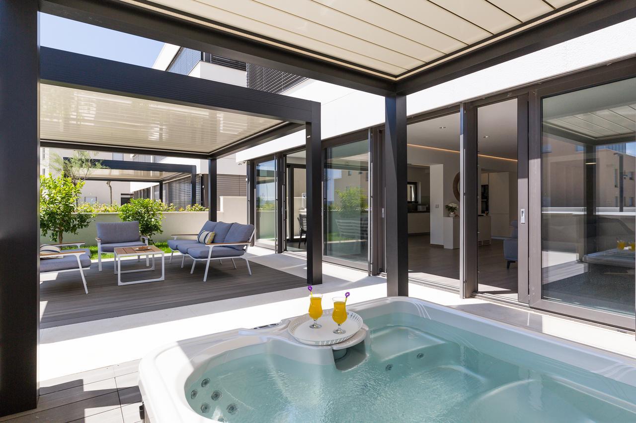Shell Luxury Residences With Pool And Whirlpool Zadar Exterior foto