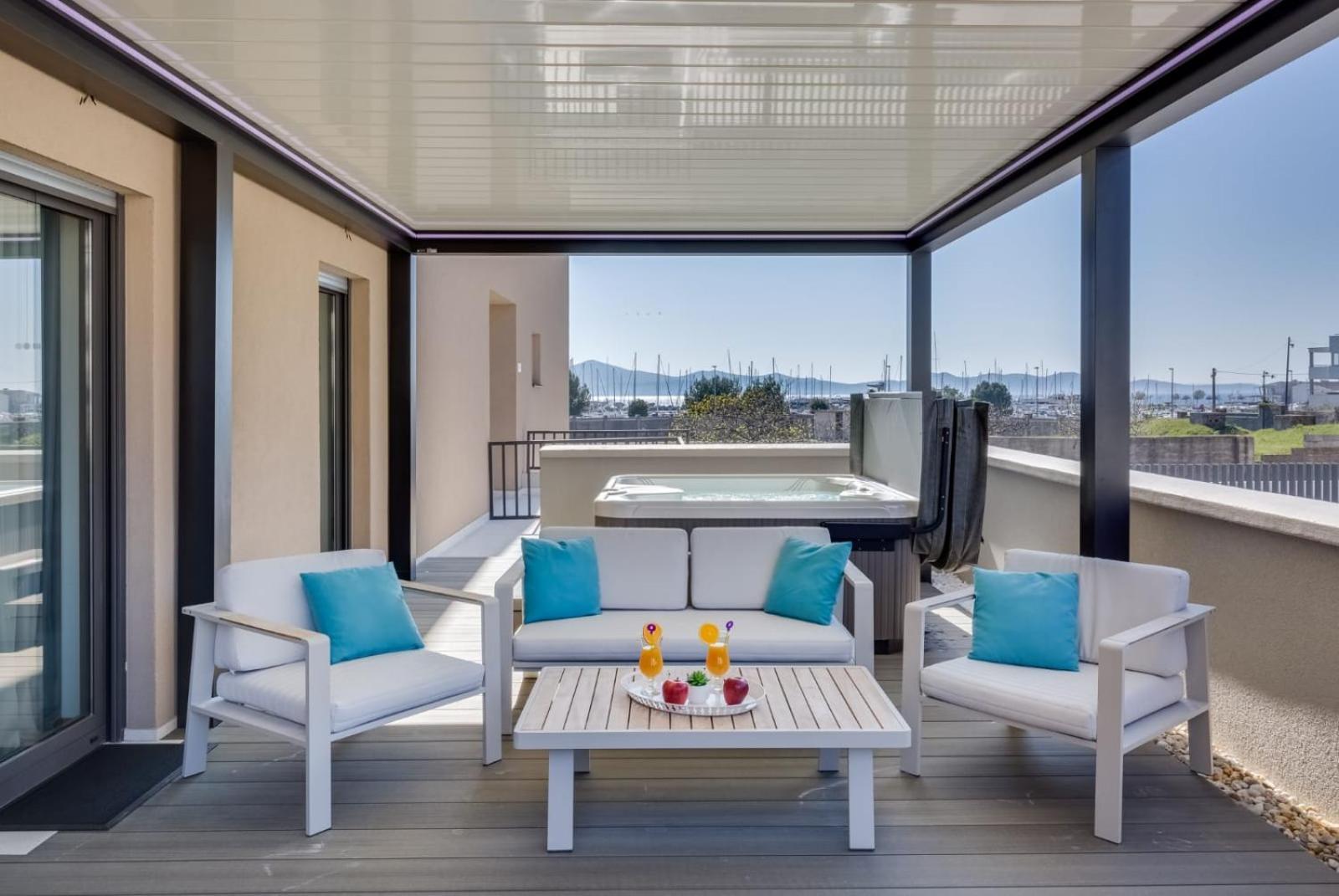 Shell Luxury Residences With Pool And Whirlpool Zadar Exterior foto