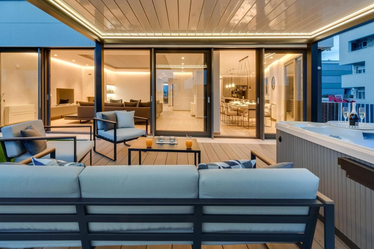 Shell Luxury Residences With Pool And Whirlpool Zadar Exterior foto